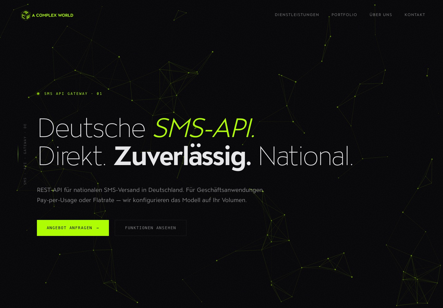 SMS API Gateway – Projektvorschau